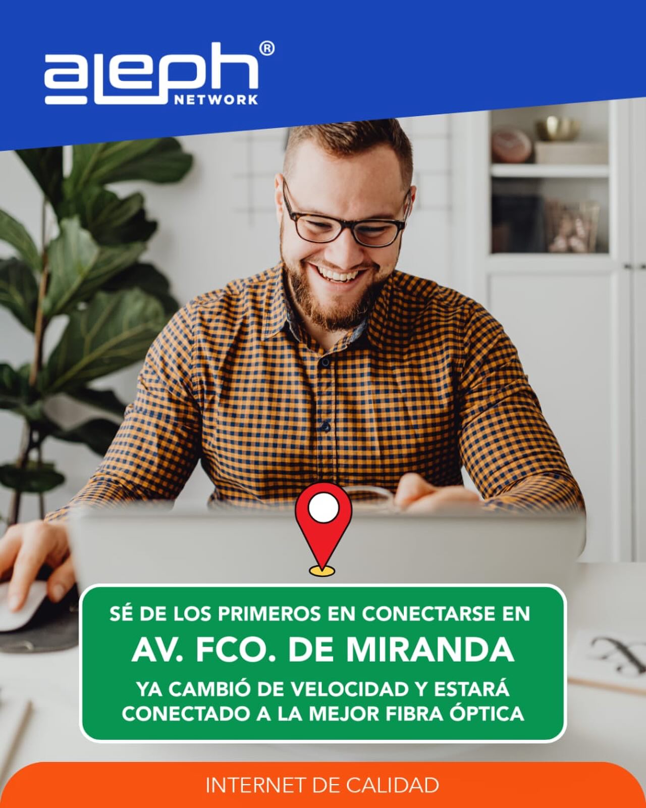 ¡La velocidad que esperabas ya llegó a Av. Fco. de Miranda!

Conéctate con la potencia de la fibra óptica de ALEPH Network y disfruta de una experiencia más rápida, estable y sin interrupciones. 🌐⚡

📍 Sé de los primeros en vivir una nueva forma de navegar, trabajar, estudiar y disfrutar de tu entretenimiento favorito.

💻 Más velocidad
🎮 Mejor conexión
📡 Internet de calidad para ti

#AlephNetwork #FibraÓptica #InternetDeCalidad #Conectados #avfranciscodemiranda