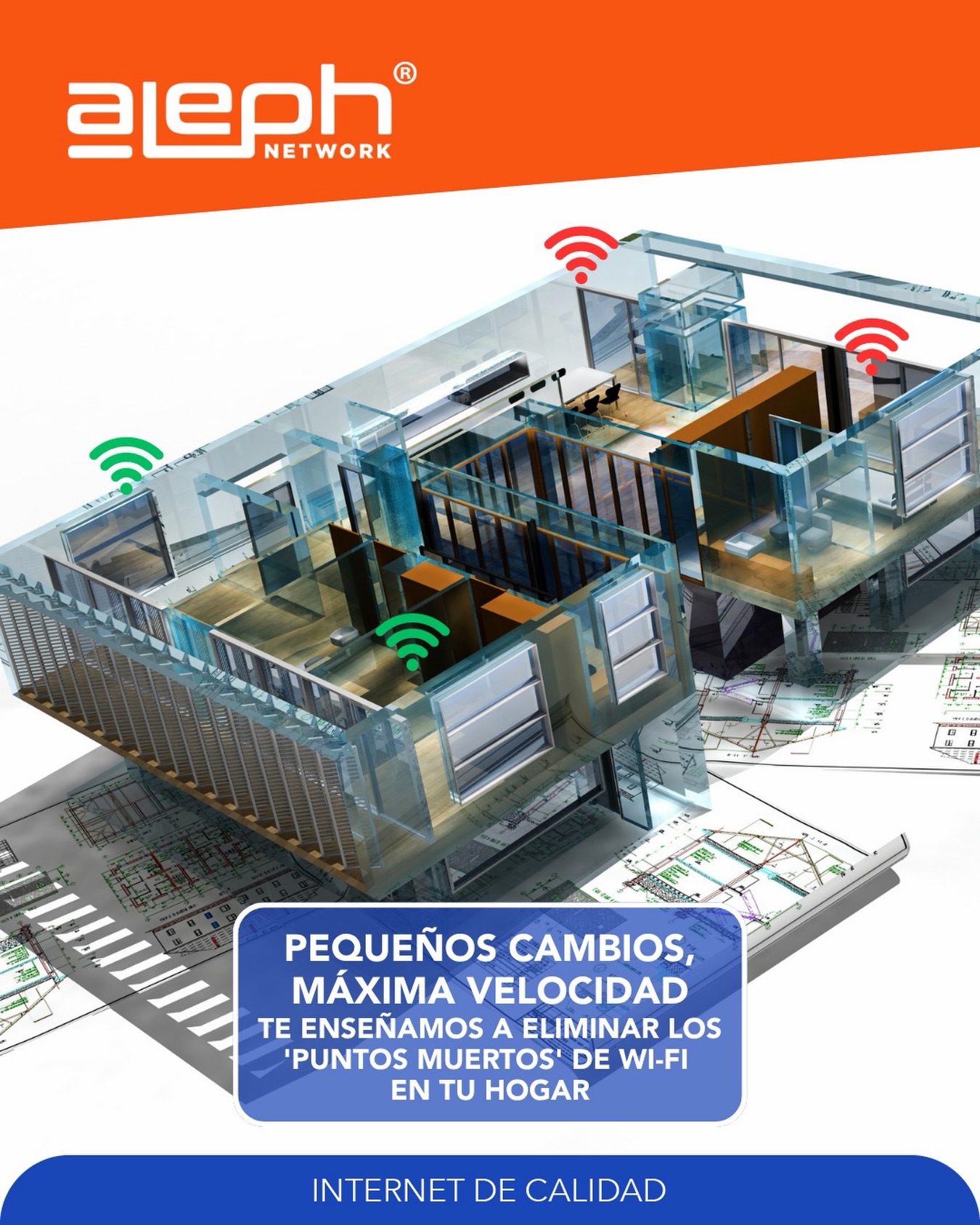 Pequeños cambios, máxima velocidad. Te enseñamos a eliminar los 'puntos muertos' de Wi-Fi en tu hogar. 📶🏡

¿Te pasa que en la sala tienes 500 Megas pero llegas a tu habitación y el video no carga? 🛑 Eso ocurre porque la señal Wi-Fi tradicional pierde potencia al atravesar paredes, muebles y pisos.

Muchos intentan solucionarlo con repetidores comunes, pero la realidad es que estos cortan tu velocidad a la mitad. 📉

La solución real se llama Tecnología Mesh Gigabit (1 Gbps):
✨ Una sola red en toda la casa: Tus dispositivos se conectan automáticamente al nodo más cercano sin desconectarse.
🚀 Soporta hasta 1 Gbps: Aprovecha el 100% de la velocidad de tu fibra óptica en cualquier rincón.
🧱 Adiós a los obstáculos: Múltiples puntos de acceso que "envuelven" tu hogar con señal de alta frecuencia.

Pasa de buscar señal en las esquinas a disfrutar de la máxima velocidad en la sala, el dormitorio o el patio. 🌐

💬 ¿Quieres saber cuántos nodos Mesh necesita tu hogar? Solicita una auditoria por el DM