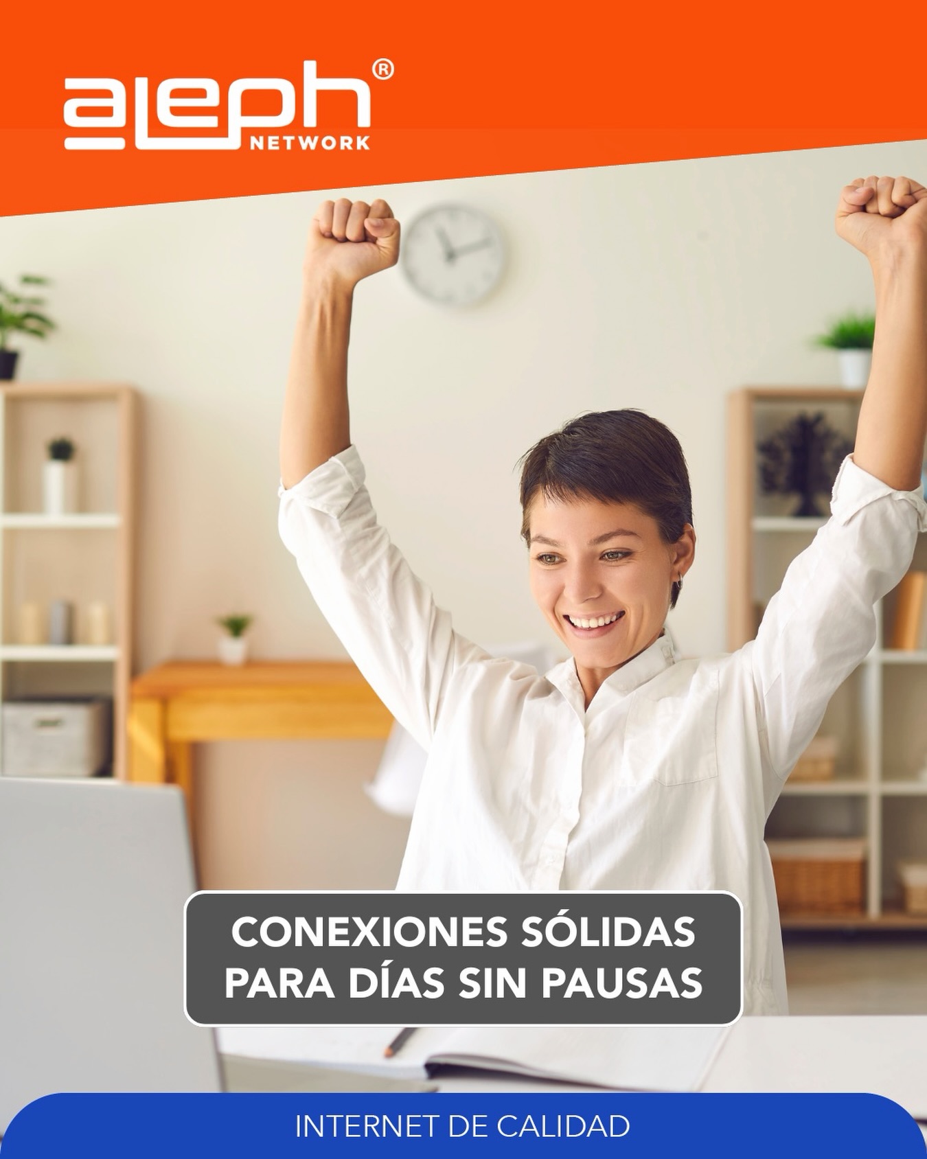 Conexiones sólidas para días sin pausas.

Tu tiempo vale demasiado como para perderlo esperando a que una pantalla cargue o un archivo termine de enviar.

En @alephnetwork diseñamos nuestra infraestructura pensada en la consistencia. Te entregamos un servicio robusto y confiable para que lo único que fluya en tu hogar sean tus ideas y tus mejores momentos. 💙

Dale a tu día a día la estabilidad que merece.

✨ #AlephNetwork #CaracasConectada #ServicioDeCalidad #InternetCaracas #ConexionEstable